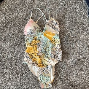 Derek Lam 10 Crosby Adriatic one piece sz M